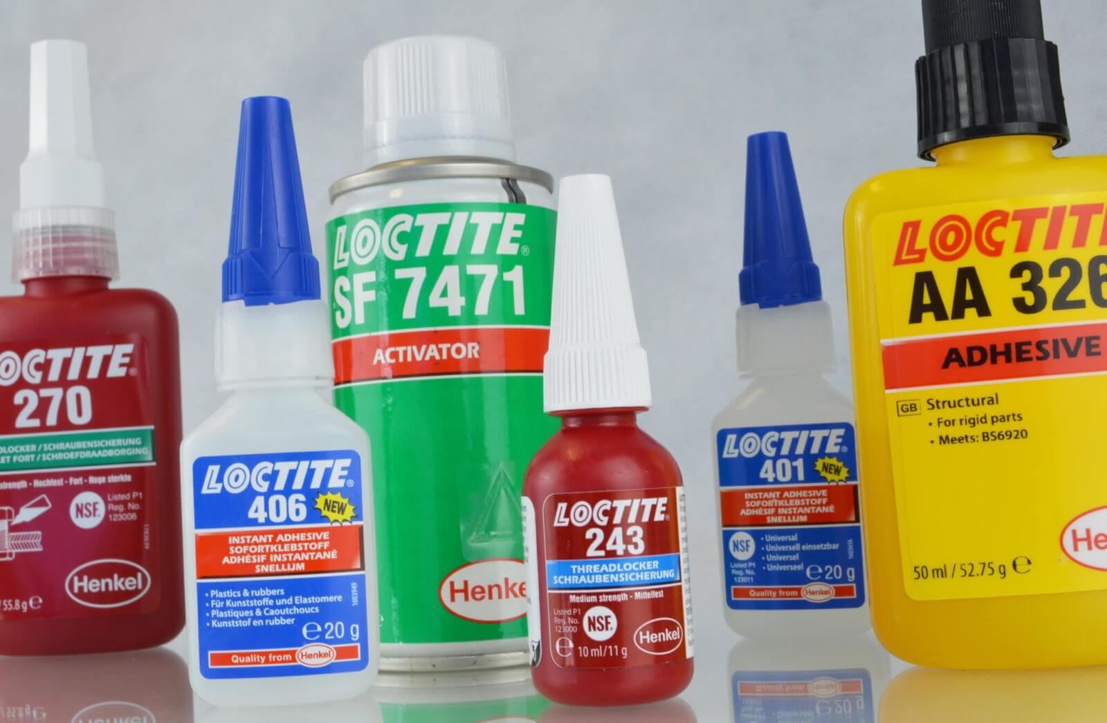 Adhesives and Sealants Loctite Industrial Components Blue Diamond